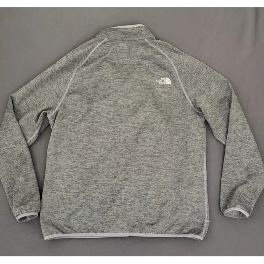 The North Face Canyonlands Jacket Mens XL Gray Full Zip Fleece Zipper Pockets